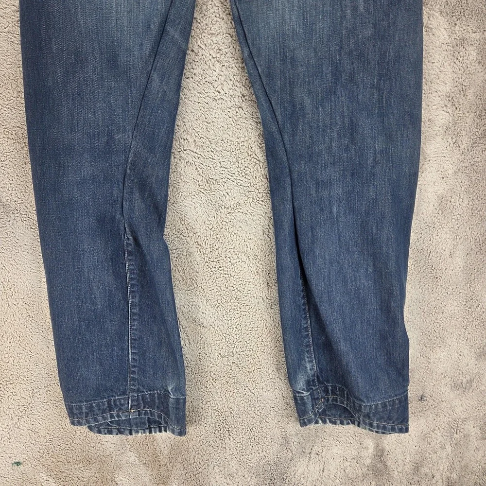 Vintage Levis Engineered Jeans Mens 33x32 Blue Medium Wash Twisted Button Fly